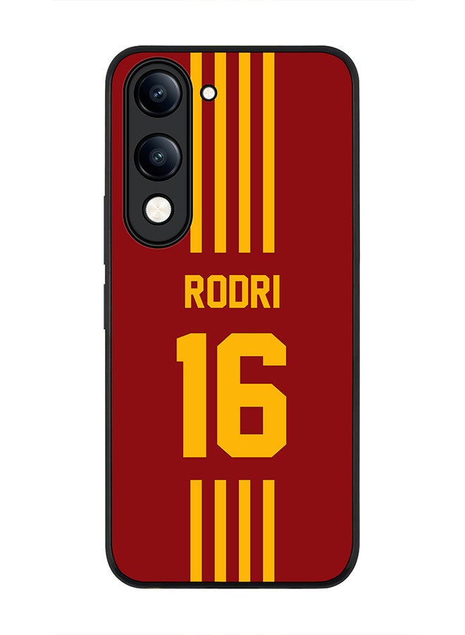 For vivo Y29s 5G / Y19s 5G Case,Slim fit Camera Protection, Shockproof Thin Phone cover  - Football - Spain ,  Rodri